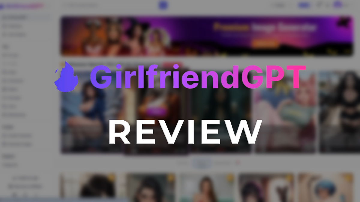 GPT girlfriend.online blurred screenshot - review